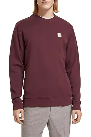 Scotch&Soda Bluza z logo o regularnym kroju z bawełny organicznej, , M