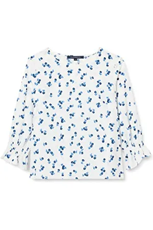 French Connection Damska bluzka Betsy z krepą Light Top, letnia biel, M, , M
