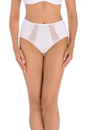 Teyli Damskie slipy w talii, bawełniane, wysoka talia, , L