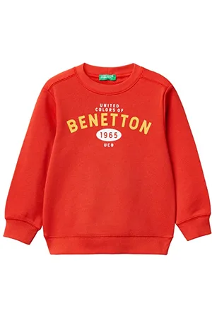 Benetton Bluza chłopięca, rosso 1w4, 90