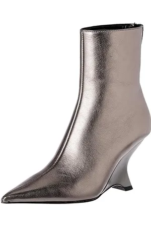 Pinko ALBENIZ Kąpiel Skóra LAMIN, Buty damskie, Z99_Nero Limuzyna, 41 EU, , 41 EU
