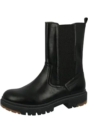 TOM TAILOR Damskie buty 4295501 Chelsea, czarne, 39 EU