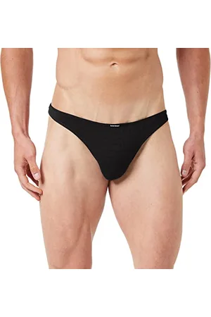Bruno Banani Stringi męskie, Czarny (Karo 125), L