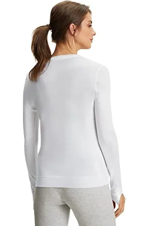 Falke Bluza damska 64164 sweter, biała, S
