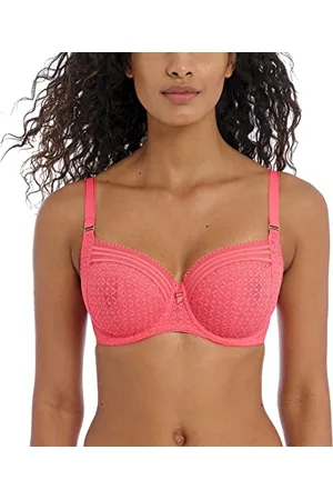 Freya Viva Lace biustonosz z podporą bocznego biustonosza z pełną miseczką, nieprzezroczysty damski, , 95H