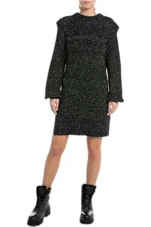 Replay Damska sukienka z dzianiny, krój Regular Fit, , XS
