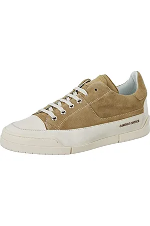 Candice Cooper Ghibli-Sneakers z zamszu i skóry buforowanej, Jasny Brązowy, 45 EU