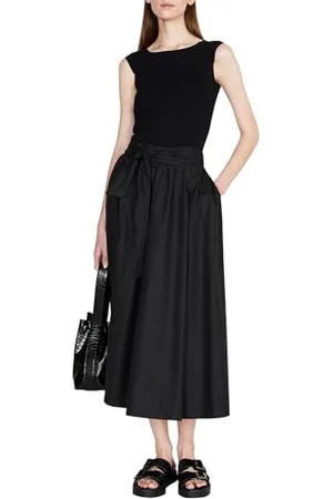Sisley Womens 41M6L001D Skirt, Black 100, 42, , 42