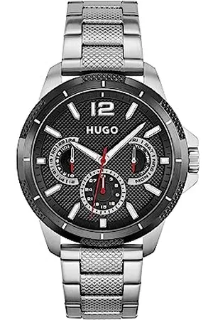 HUGO BOSS Męski analogowy zegarek kwarcowy z paskiem ze stali nierdzewnej 1530195