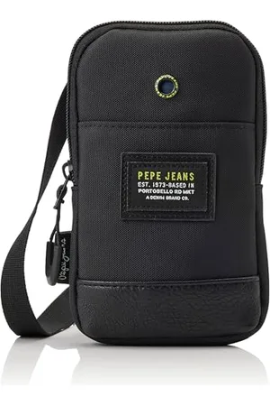 Pepe Jeans Leighton torby na ramię i kosmetyczki, niebieski, czarny, poliester, różne rozmiary, , Talla única, Mobilna torba na ramię