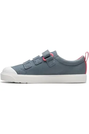 Clarks City Vibe K, Kapcie, Blue Floral TXT, 31 EU, , 31 EU