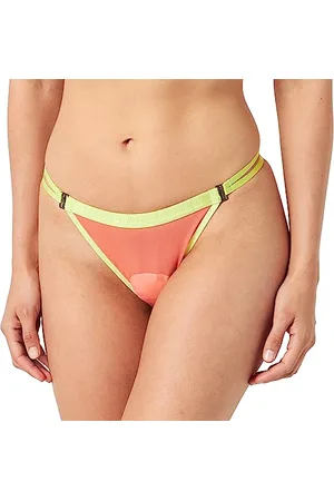 Karl Lagerfeld Damskie bikini Sheer Strappy Brazilian Style Underwear, , L, , L