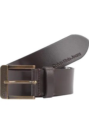Calvin Klein Jeans Męski klasyczny pasek LTHR 40 mm stały, , 105, , 105