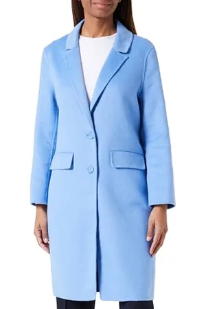 Sisley Womens 23T3LN02Z Wool Coat, , 42, , 42