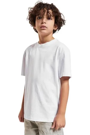 Urban classics Chłopięca koszulka chłopięca Heavy Oversized Tee z bardzo grubego materiału dżersejowego, dostępna w 2 różnych kolorach, rozmiar od 110/116 do 158/164, , 158-164