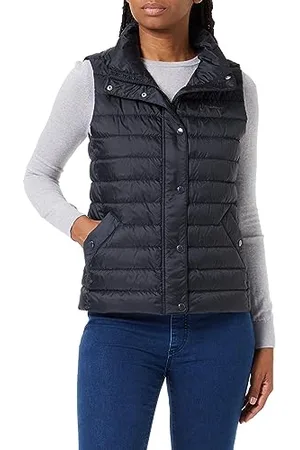 GANT Damska kamizelka Light DOWN Gilet, czarna, standardowa