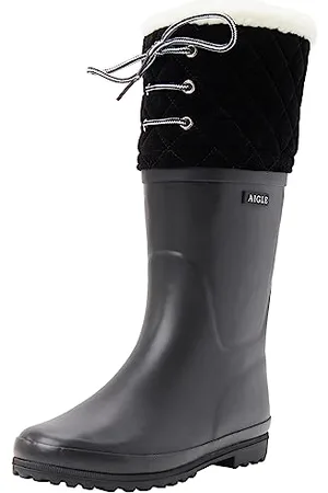 Aigle Dziewczęce kalosze Giboulée, czarny - - 35 EU