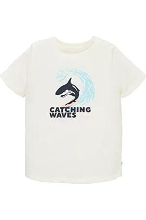 TOM TAILOR Chłopcy 1036055 dziecięcy T-shirt, 12906-Wool White, 92/98, , 92