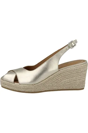 Geox Damskie sandały D PANAREA espadryle Wedge Sandal, , 38,5 EU, , 38.5 EU