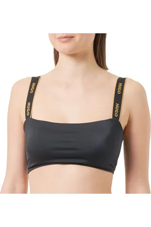 HUGO BOSS BOSS Damskie bikini typu bandeau, błyszczące bikini Toptriangle, , XL