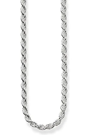 Thomas Sabo Damski łańcuszek na szyję ze srebra wysokiej próby 925 KE1349-001-12, 45,00 cm, Nie zawiera kamieni szlachetnych