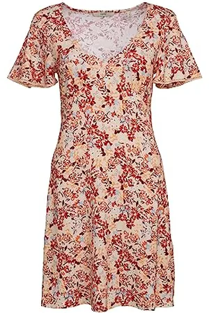 ESPRIT Sukienka z dżerseju w kwiaty, , M