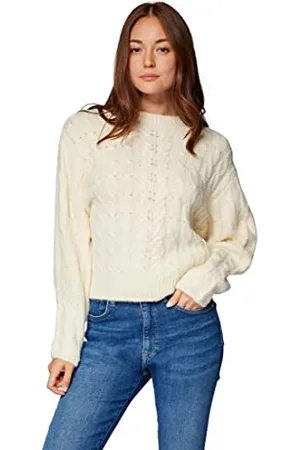 Mavi Damski sweter Crew Neck, chmurka, kremowy, XL, , XL