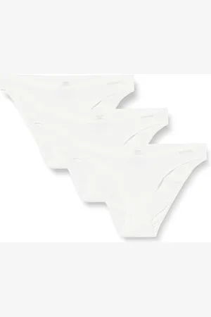 Calvin Klein Damskie majtki w kształcie bikini, elastyczna bawełna, opakowanie 3 szt, , M