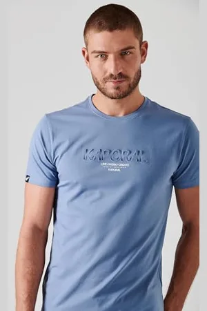 Kaporal 5 Al, koszulka Niraj, model męski, , 2XL; krój slim fit, krótkie rękawy, okrągły dekolt, , XXL