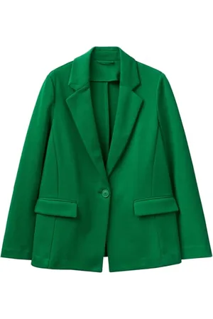 Benetton Kurtka 28MVDW00F, Las zielony 1U3, 46 Damski, , 40