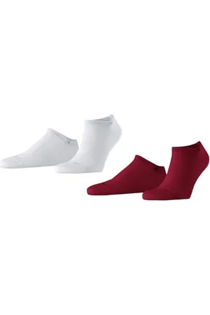 Burlington Mężczyźni Skarpety do trampek Everyday Sneaker 2-Pack M SN Bawełna krótkie jednokolorowe 2 Pak, , 40-46