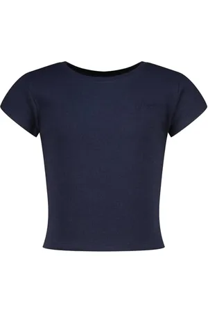 Vingino G-Basic-Crop Rib Tee Top Dziewczyny i Dziewczyny, , 8 lat