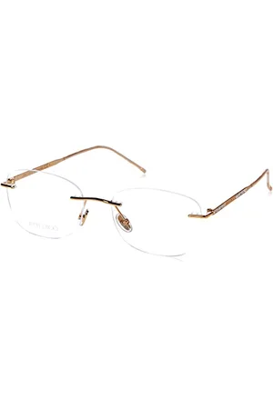 Jimmy Choo Jc365 okulary, Gold Silver, 53 damskie,
