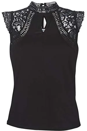 Morgan Koszulka damska Empiècement Dentelle Dsin T-shirt, , L