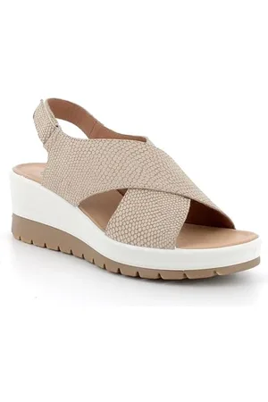 IGI&CO Imac spa D.Claire, Damskie sandały klinowe, Beżowy opalizujący, 36 EU, , 36 EU