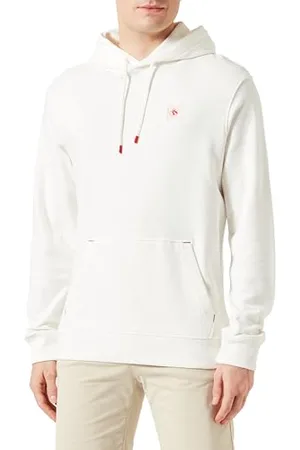 Scotch&Soda Męska bluza z kapturem z logo Essential Logo, , XL