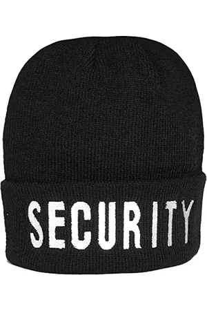 Mil-tec Czapka z dzianiny z haftem "Security", czarna