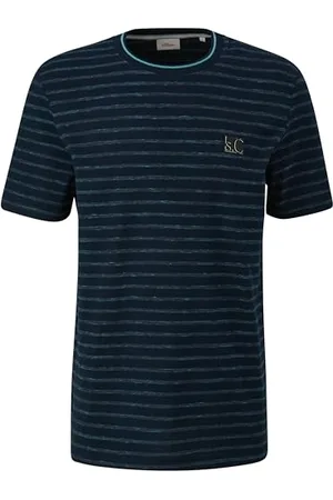 QS by s.Oliver Męski T-shirt z wzorem w paski, , M