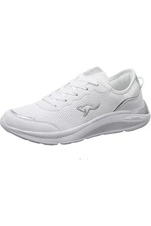 KangaROOS Damskie buty typu sneaker K-WN Vision, białe/srebrne, rozmiar 40, , 40 EU