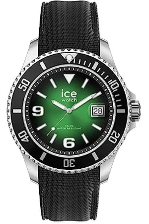 Ice-Watch ICE steel Deep green - Męski zegarek z silikonowym paskiem - 020343 (Large)