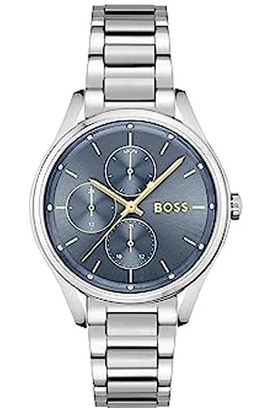 HUGO BOSS Damski analogowy zegarek wielofunkcyjny kwarcowy z bransoletką ze stali nierdzewnej - 1502583, , bransoletka