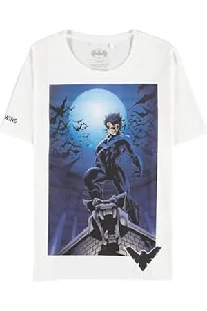 Pokemon Batman Core Dziewczęca koszulka Maya Bay Short Sleeve Classic Fit Shirt Bluse, biała, jeden rozmiar