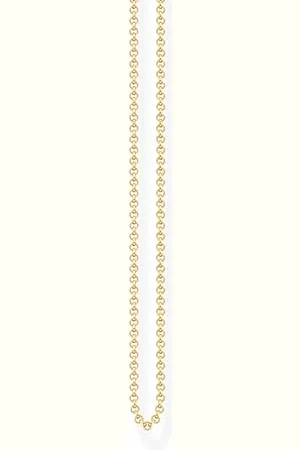 Thomas Sabo KE1219-413-12-S damski łańcuszek groszkowy, srebro próby 925, częściowo pozłacany, długość 45 cm