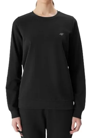 4F Sweatshirt F0954 Deep Black L dla kobiet, , L