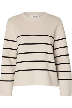 SELECTED Damski sweter Slfliva Ls Knit O-Neck Noos, , S