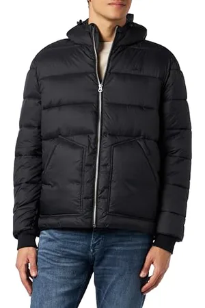 Schott NYC Męska kurtka puchowa HAWKRS czarna/czarna XXL, , XXL