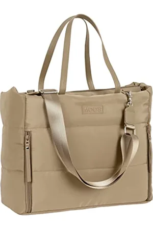 MOOS Safta - Torba z kieszenią na laptopa 14,1" wyściełana kapsuła Camel 54 x 31 x 17 cm, wielokolorowa (642287293)