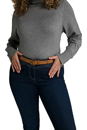 Ulla Popken Damski Basic, wąski pasek, , 95