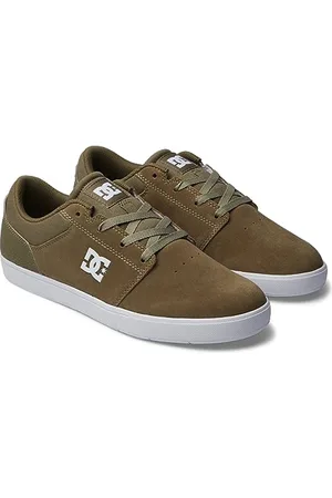Dcshoes Męskie buty Crisis 2-skórzane dla mężczyzn, oliwkowo-biały, 40 EU