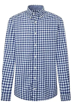 Hackett Duża męska koszula w kratę, , XS